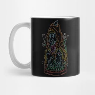 Dope witch cartoon illustration Mug